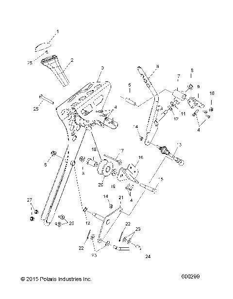 DRIVE TRAIN, SHIFT LINKAGE - S16PU6NSL/NEL (49SNOWSHIFT11WIDE)