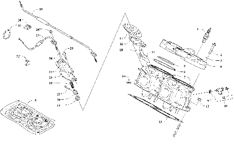 CYLINDER AND HEAD ASSEMBLY [110910]