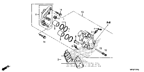 FRONT BRAKE CALIPER (1)