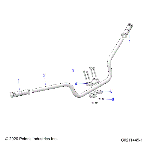 STEERING, HANDLEBAR - A25SXD95A9 (C0211445-1)