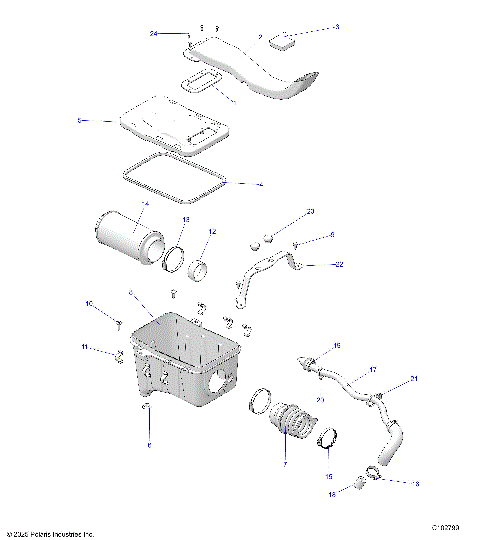ENGINE, AIR INTAKE SYSTEM - A26SDA57A7 (C102799)
