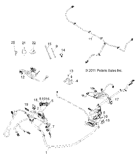 ELECTRICAL, WIRE HARNESSES - R12RH50AG/AH/AM/AR/AZ (49RGRHARNESS12500)