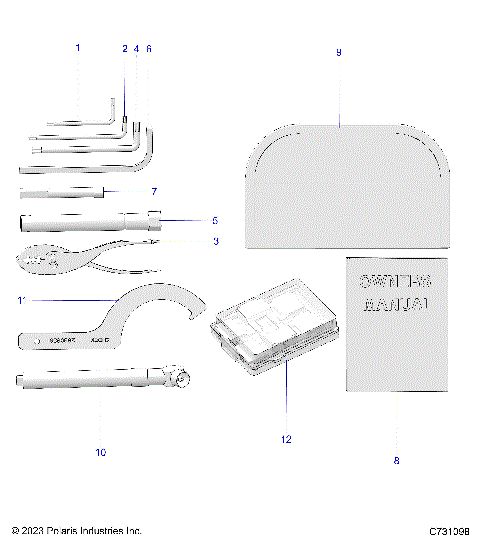 REFERENCE, OWNERS MANUAL AND TOOL KIT - R24X6W1RAH/AS/A9/BH/BS/B9 (C731098)
