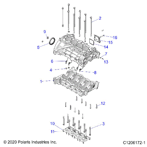 ENGINE, CYLINDER BLOCK - Z23RMU2KAN/BN (C1206172-1)