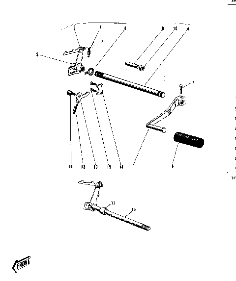 GEAR CHANGE MECHANISM