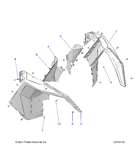 BODY, FRONT FENDER - Z23G4C92AL/BL (C0705130)