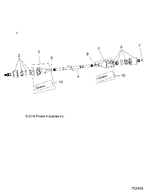 DRIVE TRAIN, REAR DRIVE SHAFT - R21TAE99FA/SFA/SCA/SCK/EA/EK (702405)
