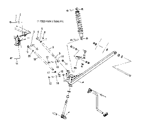 SUSPENSION, FRONT/RADIUS RODS - S07NJ5BS/BE (4997279727A14)