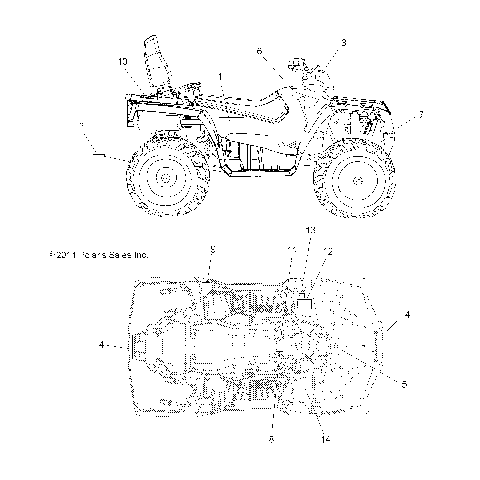 BODY, DECALS - A12DH50AX/AZ (49ATVDECAL12SP500TRG)