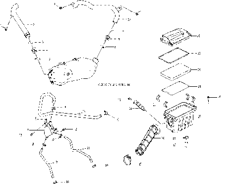 ENGINE, AIR INTAKE SYSTEM - A11KA09AB/AD (49ATVAIRBOX11SP90)