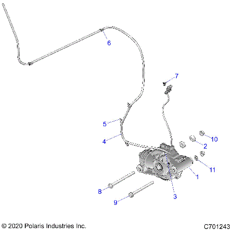DRIVE TRAIN, FRONT GEARCASE MOUNTING - R21RRB99AZ/BZ (C701243)