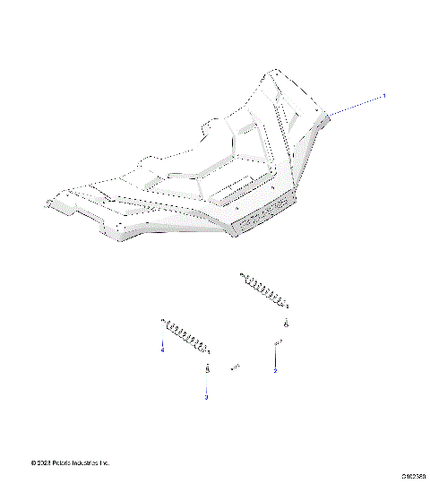 BODY, FRONT STORAGE COVER - A23SEE57A1/A3/A6/A9/B1/B3/B6/B9 (C102380)