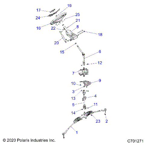 STEERING, STEERING ASM. - R21RSB99AZ/BZ (C701271)
