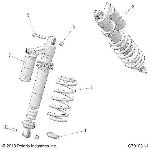SUSPENSION, FRONT SHOCK MOUNTING - Z21ASE99F5/S99C5/E5 (C701081-1)