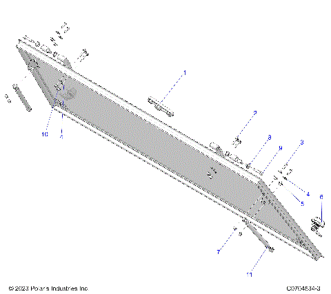 BODY, REAR WINDOW ASM. - G24GZW99A/99B (C0704534-3)