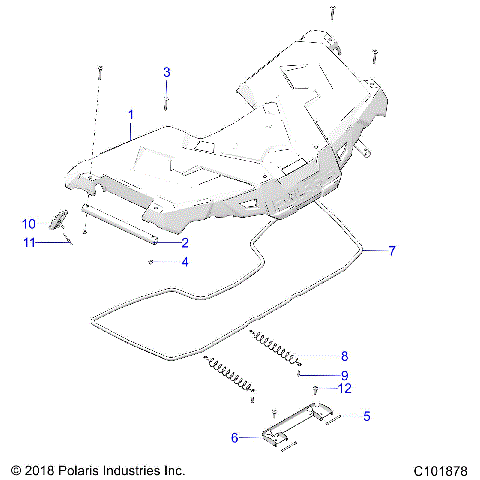 BODY, STORAGE, FRONT - A20SEA57F1/E57F1 (C101878)