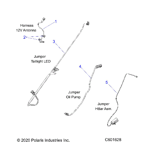 ELECTRICAL, JUMPER WIRES - S21TDV8RS/8RE ALL OPTIONS (C601645)