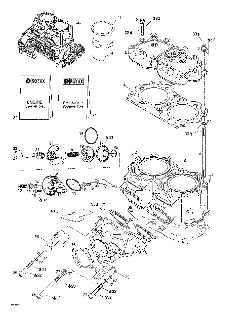 01- Cylinder, Exhaust Manifold