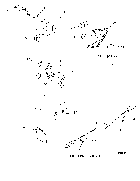 ELECTRICAL, TURN SIGNALS and LICENSE PLATE - A17SVS95CM/T95C2 [100846]