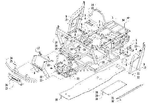 FRAME AND RELATED PARTS [97416]