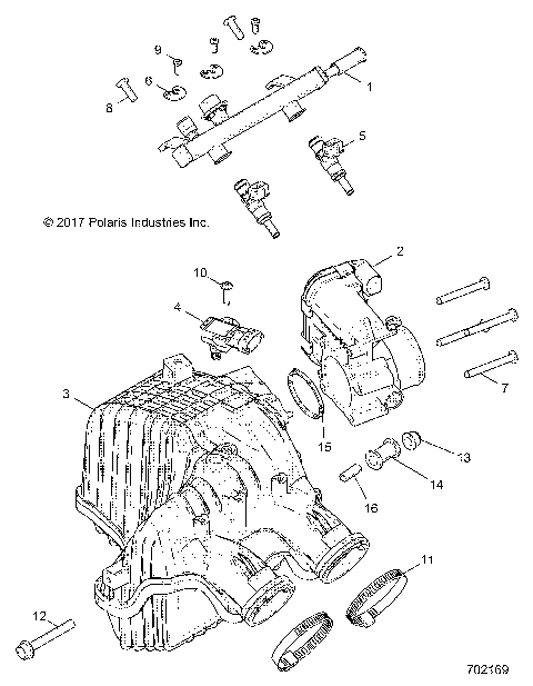ENGINE, AIR INTAKE MANIFOLD - R19RGE99F2/FF/SC2/SFF/PCF/PFF (702169)