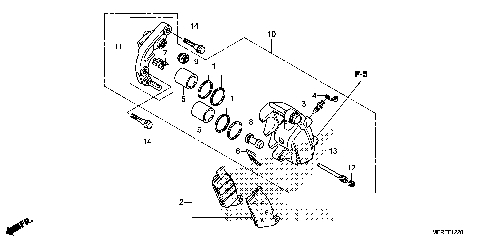 FRONT BRAKE CALIPER (1)