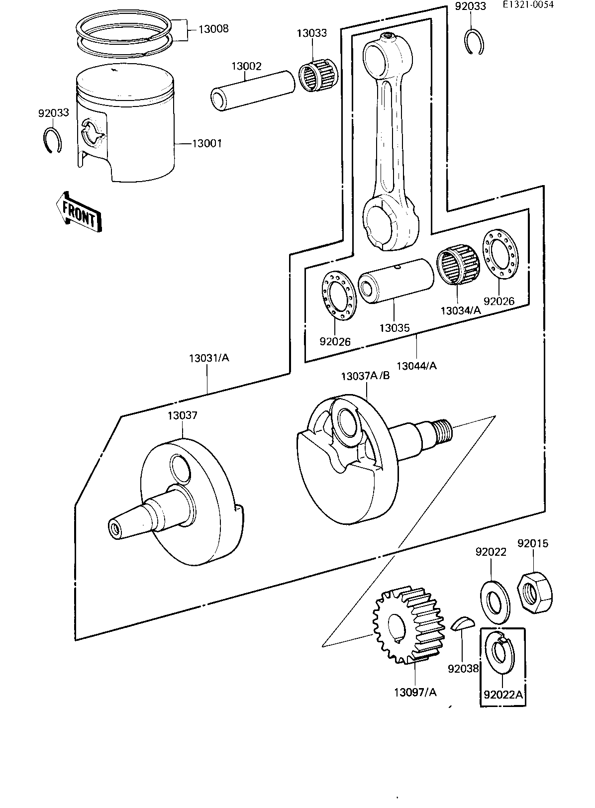 1983 Kawasaki Motorcycles Parts Diagrams | Crossbay