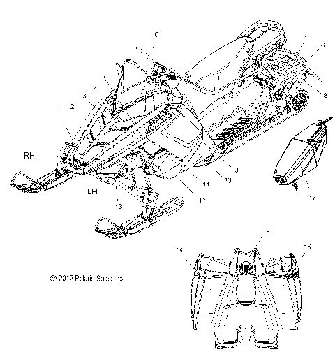 BODY, DECAL, ADVENTURE INTL - S13BA8 (49SNOWDECAL13600SBADV)