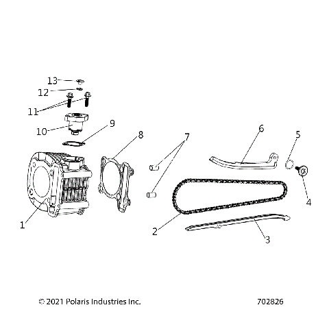 ENGINE, CYLINDER COMP - Z25HCA18A4/A7/B4/B7 (702826)