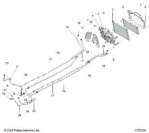 ENGINE, COOLING - Z25X4B92AP/BP (C750298)