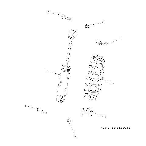 SUSPENSION, FRONT SHOCK - R16RTA57A1/A4/A9/B1/B4/B9/EAP/EBP (49RGRSHOCKFRT7043755)