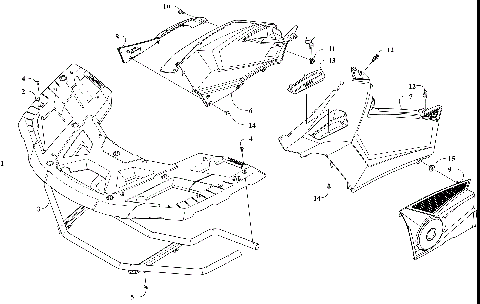 FRONT RACK AND SIDE PANEL ASSEMBLIES [302702]