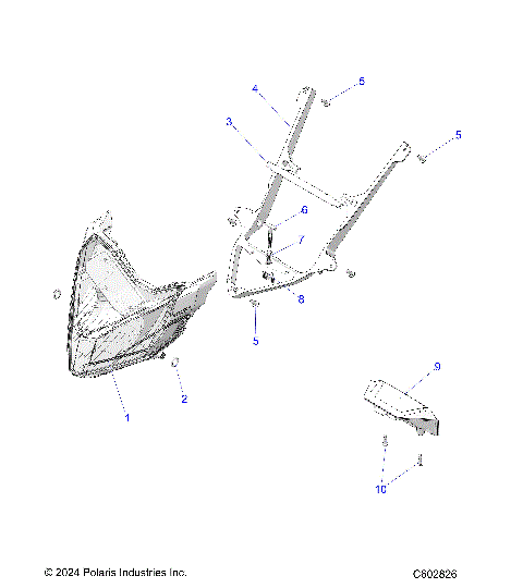 ELECTRICAL, HEADLIGHT and TAILLIGHT - S26TGG9BS/9BEL (C602826)