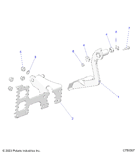 BRAKES, PEDAL - Z25ASE99P5 (C75307)