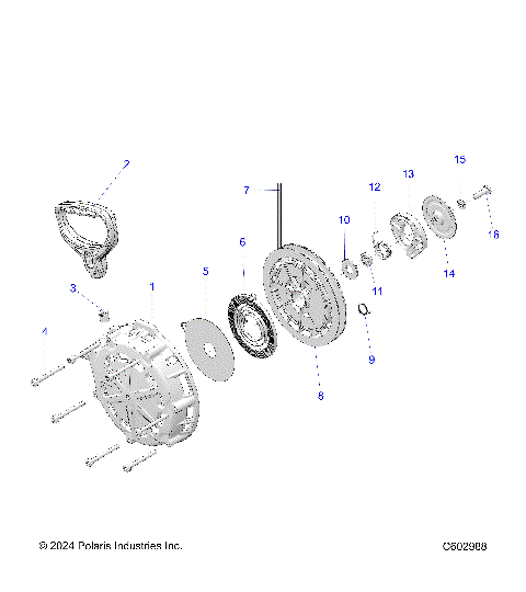 ENGINE, RECOIL STARTER - S26TKL6RS (C602988)