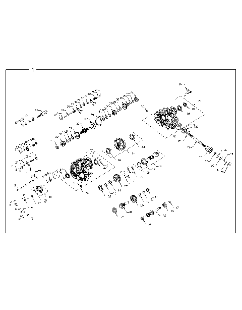 DRIVE TRAIN, MAIN GEARCASE - Z21CHA57A2 (1334344)