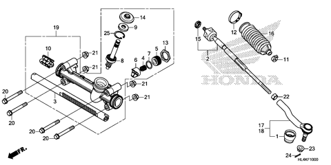 STEERING GEAR BOX@TIE ROD