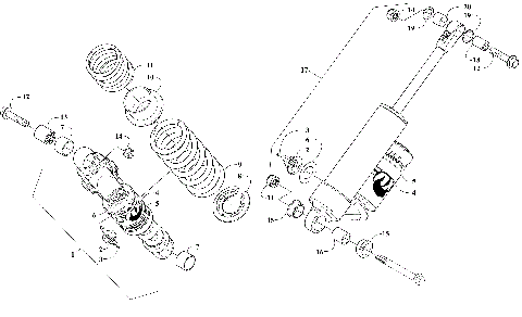 REAR SUSPENSION SHOCK ABSORBERS [110661]