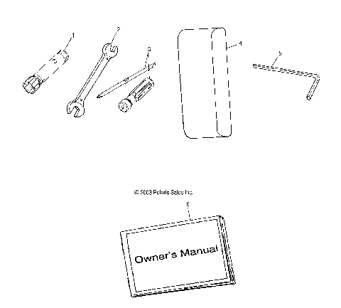 TOOL KIT - W045303CA/IA (4990539053C05)