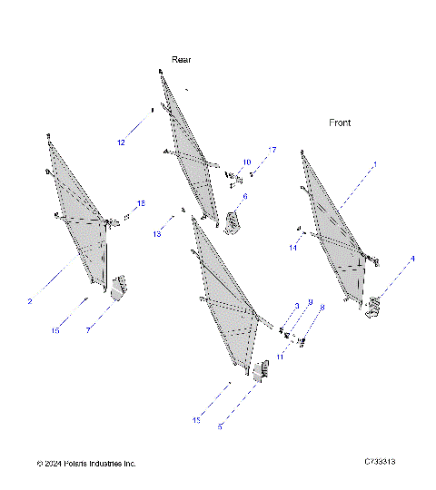 BODY, NETS - R25T6E99RM/SM (C733313)