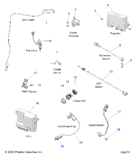 ELECTRICAL, COMPONENTS - S26TKL6RS (602771)