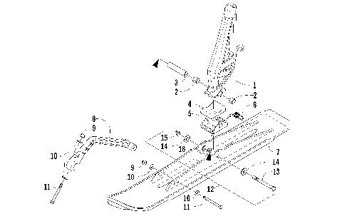 SKI AND SPINDLE ASSEMBLY [95825]