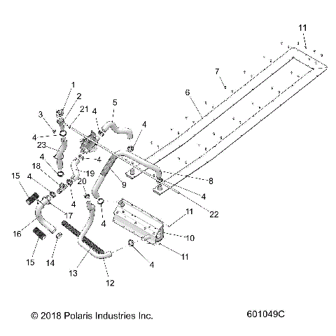 ENGINE, COOLING SYSTEM - S24MDX6DSA/6DEA (601049C)
