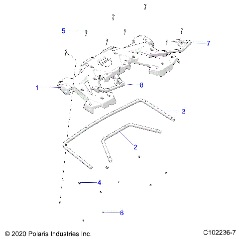 BODY, REAR RACK and HAND GRIPS - A23SDE57P4 (C102236-7)