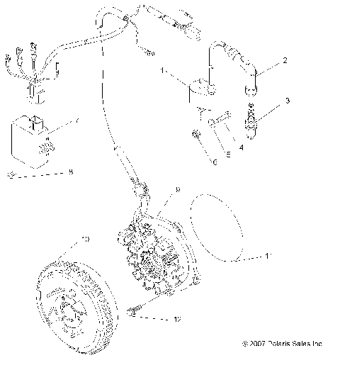 ELECTRICAL, IGNITION SYSTEM - A13EA32FA (49ATVMAGNETO08BOSS)