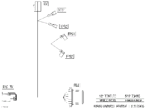08- Electric - Reverse Wiring Harness - 515179485