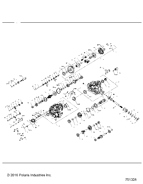 DRIVE TRAIN, MAIN GEARCASE INTERNALS - R18RT_87 ALL OPTIONS (701328)