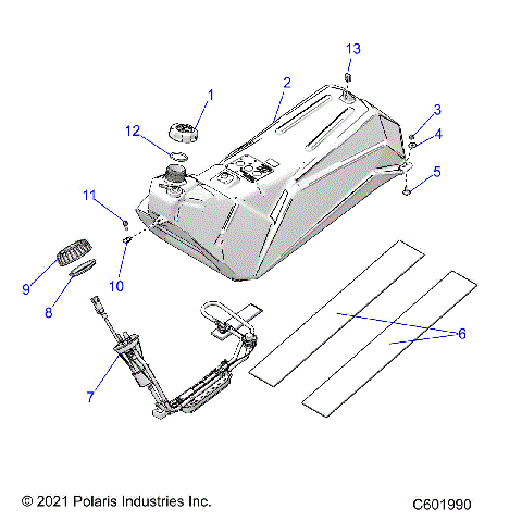 FUEL SYSTEM, FUEL TANK AND PUMP - S24TFM9BS/9BE (C601990)