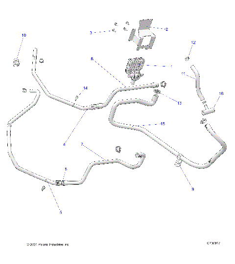 BODY, DASH, HEATER ROUTING - R25RRS99CK/EK (C700847)
