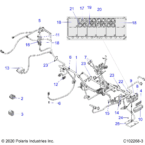 ELECTRICAL, HARNESS - A20SVE95PR (C102268-3)